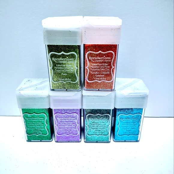 Recollections Extra Fine Glitter Crafts Supplies Tools Bundle - Picture 3 of 8